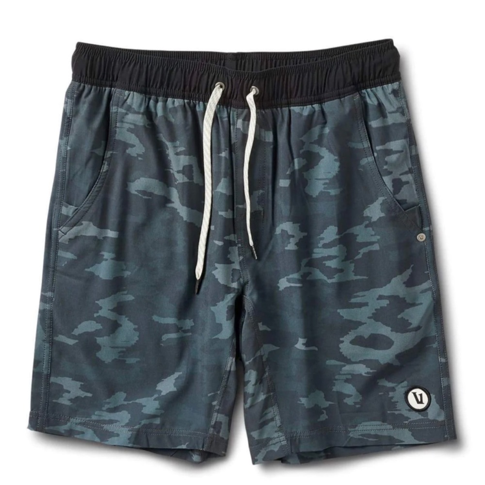 Vuori KORE SHORT blue Watercolor Camo